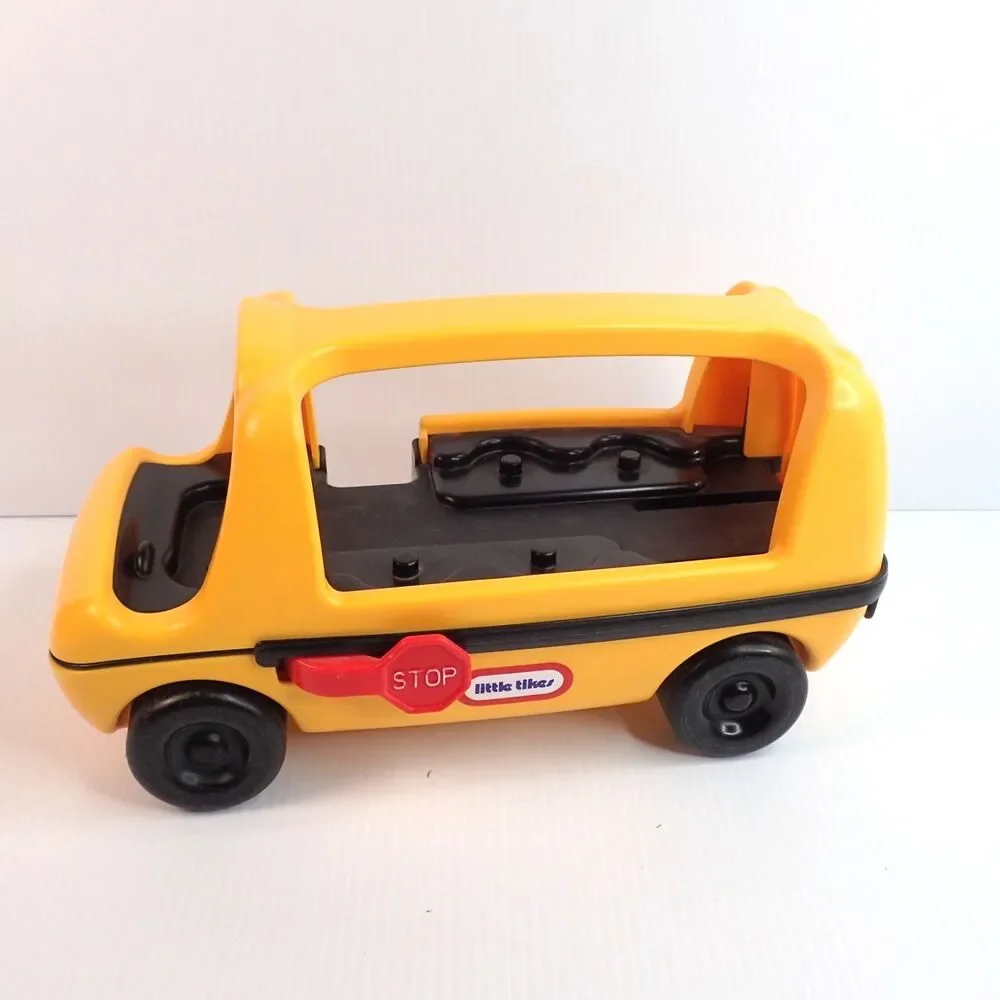 Little Tikes Toy Yellow Bus For Toddle Tot Figures